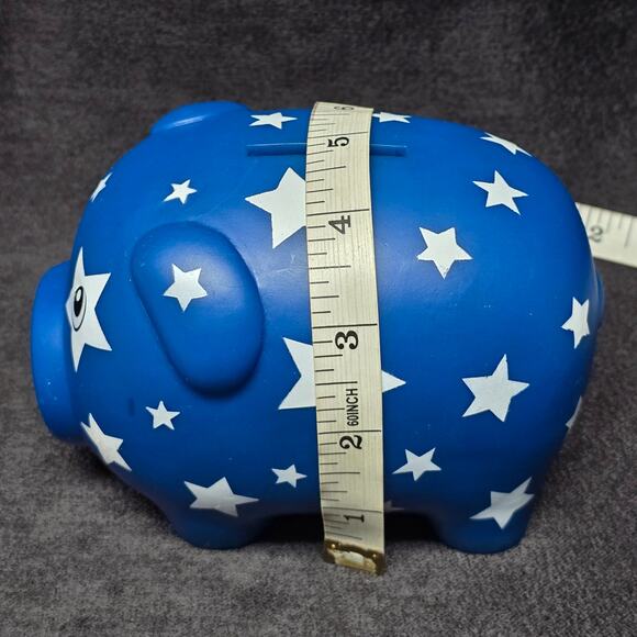 Posh Pigs - Superstar Blue w. Star's Piggy Bank Bud by DesignRoom - Picture 13 of 14